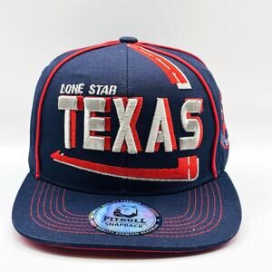Texas Lone Star State Hat SnapBack Multicolor One Size PitBull